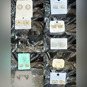New bundle Pearl Earrings Set 10 pairs#43